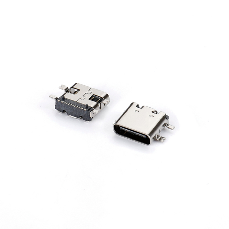 TYPE-C母座 16P板上全贴L=7.35MM