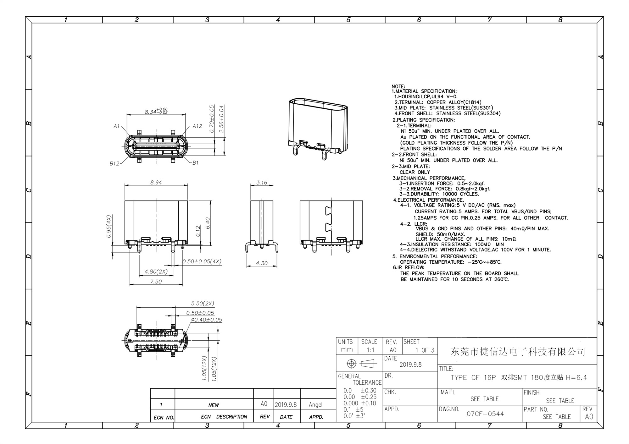 07CF-0544   TYPE CF 16P 双排SMT 180度立贴 H=6.4_00.jpg